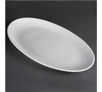 Olympia Whiteware French Deep Oval Plate 500mm