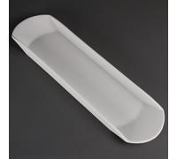 Olympia Gondola Platter in White Porcelain - Dishwasher Safe - 560 mm