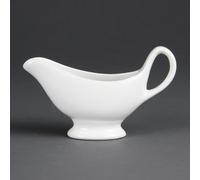 Olympia Whiteware Gravy Boats 215ml 7½oz (Pack of 6) - C243