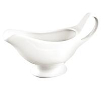 Olympia Whiteware Gravy Boats 340Ml 12Oz Sauce Dish Bucket Roasting 6pc