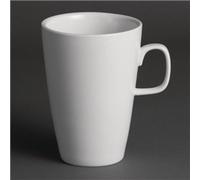 Olympia Whiteware Latte Mugs 400ml 14oz (12 pack)