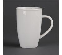 Olympia Whiteware Latte Mugs 400ml 14oz (6 pack)