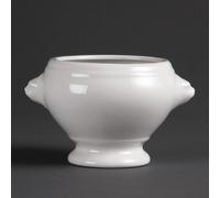 Olympia Whiteware Lion Head Soup Bowls 475ml 16.5oz (Pack of 6) - W442