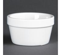 Olympia Whiteware Mediterranean Ramekins White 77mm (Pack of 6) - DK826