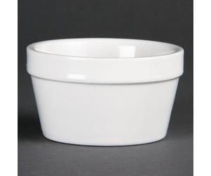 Olympia Whiteware Mediterranean Ramekins White 95mm (Pack of 6) - DK829