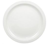 Olympia Whiteware Narrow Rimmed Plate - 230mm (Box 12)