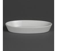 Olympia Whiteware Oval Dishes Dishwasher Safe Chip Proof - 195x110mm - Pack of 6