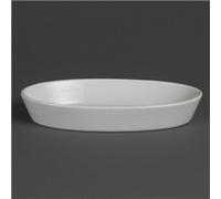 Olympia Whiteware Oval Sole Dishes 195x 110mm (6 Pack)