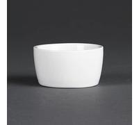 Olympia Whiteware Porcelain Butter Dishes 62.5mm, Pack of 12