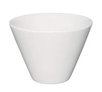 Olympia Whiteware Porcelain Conical Ramekins 70mm 12 Pack, White, Small | Dishwasher safe for quick cleanup; versatile shape serves as a dipping pot or for small side sauces.