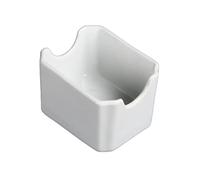 Olympia White Ware Sachet Holders Porcelain Case Storage White 70X90mm 6pc