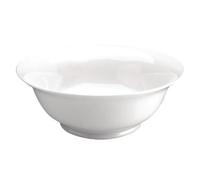 Olympia Whiteware Porcelain Salad Bowls 235mm Pack of 6, White