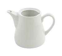 Olympia Whiteware Porcelain Teapots 483ml 17oz Pack of 4, White, 483 ml
