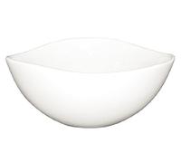 Olympia Whiteware Porcelain Wavy Bowls 150mm, White (Pack of 12)