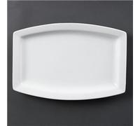 Olympia Whiteware Rectangular Plates 320mm (6 Pack)
