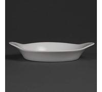 Olympia Whiteware Round Eared Dishes 192x 151mm (6 pack)
