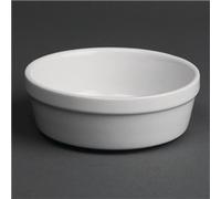 Olympia Whiteware Round Pie Bowls 119mm (Pack of 6)