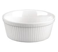 Olympia Whiteware Round Pie Dish 5 1/4". White. Box Quantity: 6.