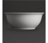 Olympia Whiteware Salad Bowls 175mm Porcelain Kitchen Serving Dish Tableware 6pc