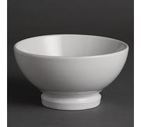 Olympia Whiteware Serves Bowls 140mm Porcelain Kitchen Dish Tableware 6pc