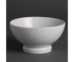 Olympia Whiteware Serves Bowls 140mm Porcelain Kitchen Dish Tableware 6pc