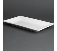 Olympia Whiteware Serving Rectangular Platters 250x 150mm (Pack of 4) - CC894