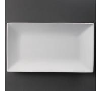 Olympia Whiteware Serving Rectangular Platters 310mm (2 pack)