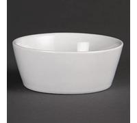 Olympia Whiteware Sloping Edge Bowls 90mm Porcelain Kitchen Dish Restaurant 12pc