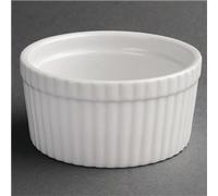 Olympia Whiteware Souffle Dishes 128mm (Pack of 6)