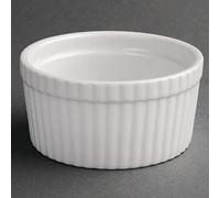 Olympia Whiteware Souffle Dishes 128mm (Pack of 6)