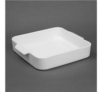Olympia Whiteware Square Eared Roaster - 260x225x50mm (Box 2)