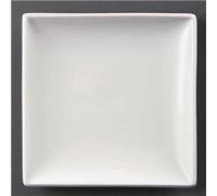Olympia Whiteware Square Service Plates 295mm Porcelain Restaurant 6pc
