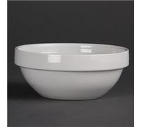 Olympia Whiteware Stacking Bowls 130mm