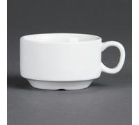 Olympia Whiteware Stacking Espresso Cups 85ml 3oz (Pack of 12) - CB471