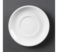 Olympia Whiteware Stacking Espresso Saucers (Pack of 12) - CB472