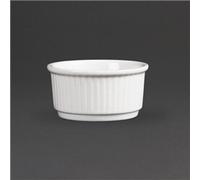 Olympia Whiteware Stacking Ramekins 85mm (12 pack)