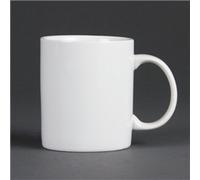 Olympia Whiteware Standard Mugs 10oz 284ml (12 Pack)