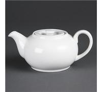 Olympia Whiteware Teapots 876ml (4 pack)