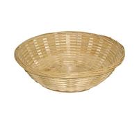 Olympia Wicker Round Bread Basket 200mm Catering Breakfast Canvas Bag Bowl 6pc