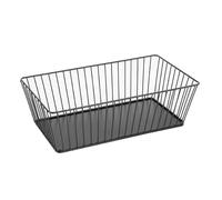 Olympia Wire Food Display Tray Rectangular Black - 330x190x100mm