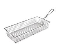 Olympia Deep Rectangular Presentation Basket of Stainless Steel Dishwasher Safe