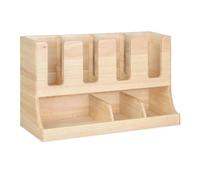 Olympia Cup & Condiment Station Hevea Wood, 450x120x240mm