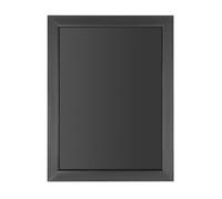 Olympia Wooden Framed Wallboard Blackboard, 450x600mm, Black