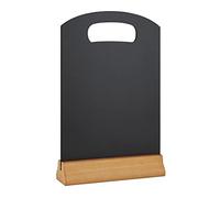 Olympia Wooden Table Top Chalkboard with Arched Top & Sturdy Pine Base 210x320mm
