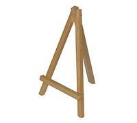 Olympia Wooden Tabletop Miniature Easel Display, 210x120mm | Folds flat for compact storage; a secure rope fitting maintains the correct viewing angle to show menus, slates or numbers.