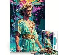 Olympian Elegance︰ Poseidon's Tranquil Reign Jigsaw Puzzle for Teenagers 1000 Pieces Memory Boost Indoor Play Image Assembly (50x75cm)