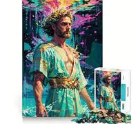 Olympian Elegance︰ Poseidon's Tranquil Reign Jigsaw Puzzle for Teenagers 1000 Pieces Memory Boost Indoor Play Image Assembly (38x52cm)