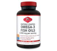 Olympian Labs Enteric Coated Omega 3 Fish Oils, 2000 mg per serving/ 60 servings, 120 Softgels