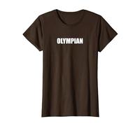 Olympian T-Shirt, Women, Brown, 3XL