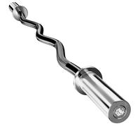 Olympic Barbell Bar EZ Curl Bar Weightlifting Barbell Olympic Weight Bar 2 Inch Sleeve Barbell Knurled Grip Barbell Olympic Barbell with Bearings Strength Training Bar for Home Use Home Gym Barbell